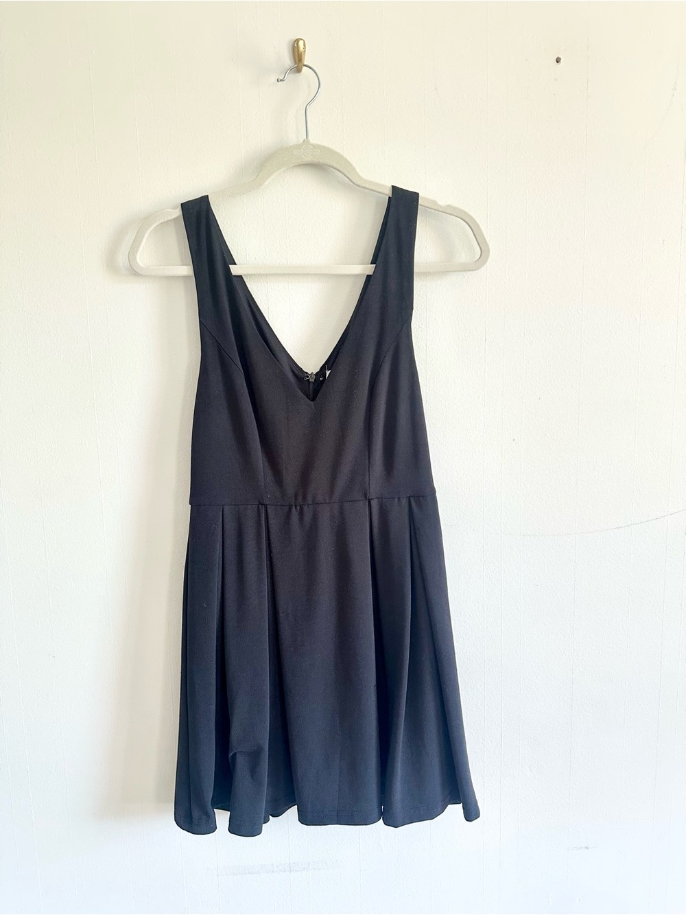 TOBI Marisella Black Skater Dress Fit & Flare Mini Size Small
